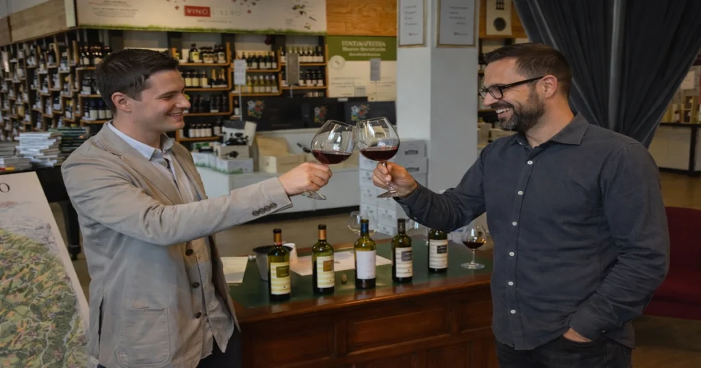 degustazione vini Fontanafredda Langhe brindisi esperienza cantina Piemonte