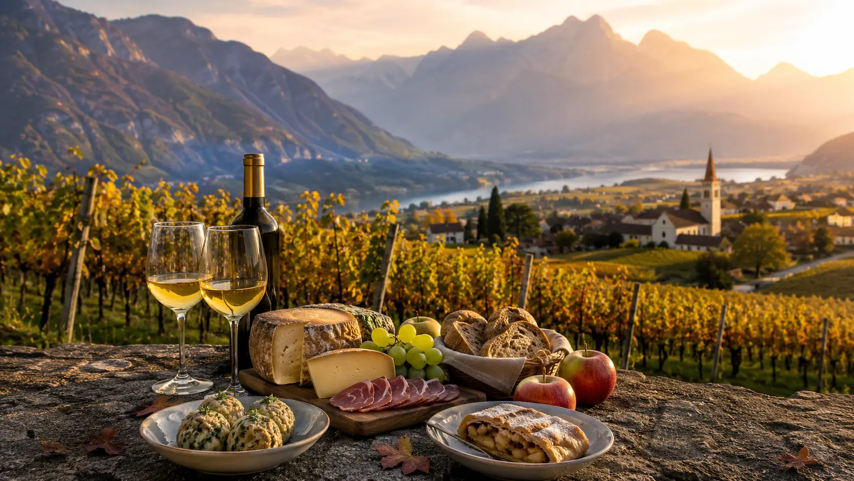 Vigneti e prodotti tipici del Trentino Alto Adige tra montagne e paesaggi alpini