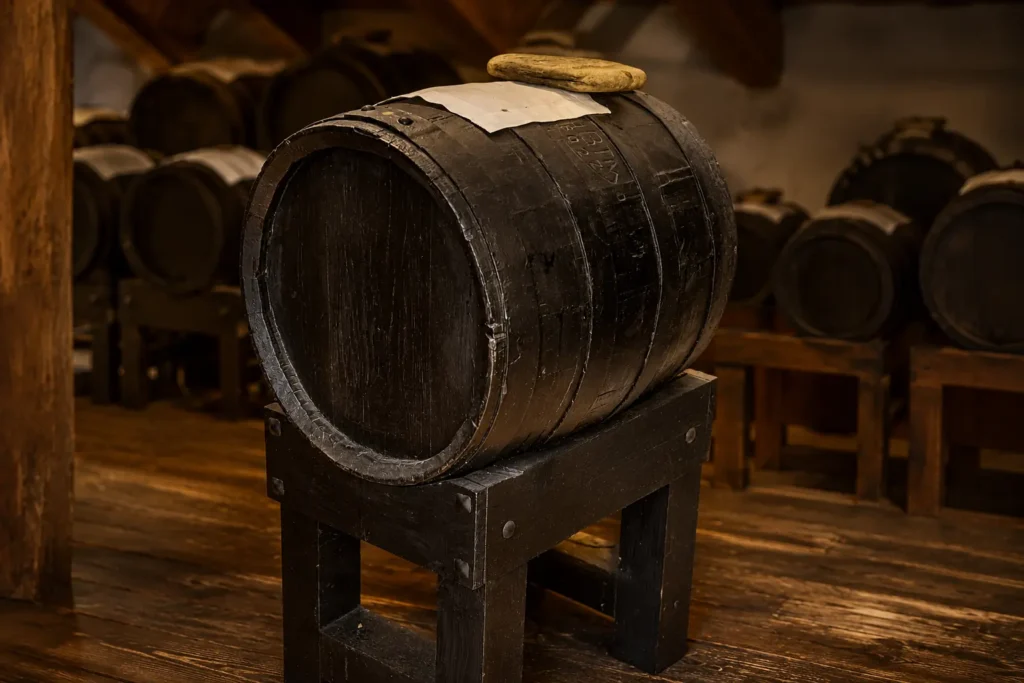 Botte storica per l’affinamento dell’Aceto Balsamico Tradizionale di Modena.